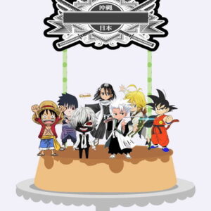 Arquivo de corte Topo de Bolo Anime STUDIO COD.: 210