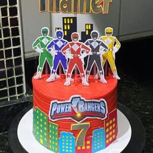 Arquivo Digital Power Rangers - Impressão e Corte