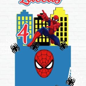 Arquivo Digital Silhouette - Topo De Bolo Homem-aranha