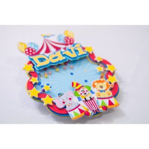 Arquivo De Corte Topo De Bolo Circo Shaker- Cod.:007