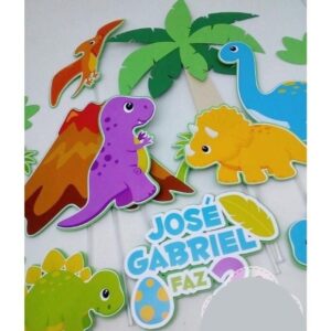 Arquivo de corte Topo de Bolo Dinossauro STUDIO- COD.: 1025