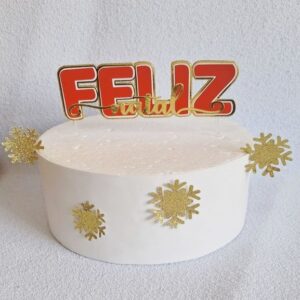 Arquivo Digital Topo de Bolo Feliz Natal