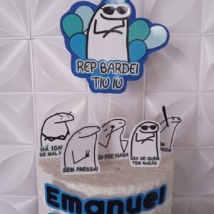 Arquivo Digital Topo de Bolo Flork Menino