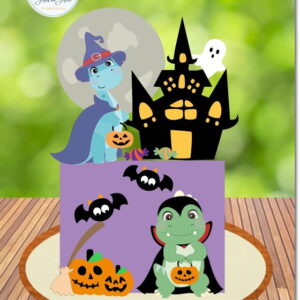 Arquivo Digital Topo de Bolo Halloween 2024