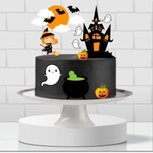 Arquivo Digital Topo de Bolo Halloween 2024