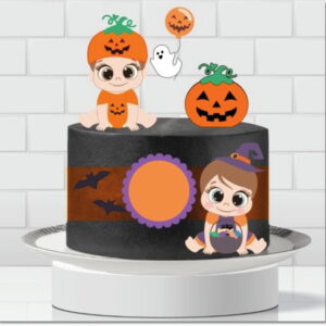 Arquivo Digital Topo de Bolo Halloween 2024