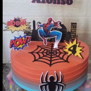 Arquivo Digital Topo de Bolo Homem Aranha