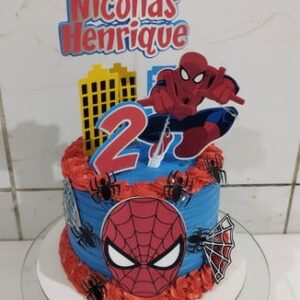 arquivo digital topo de bolo homem aranha