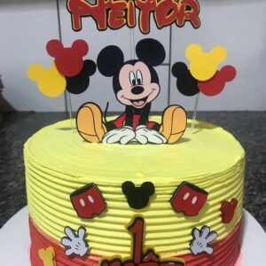Arquivo Digital Topo de Bolo Mickey Mouse