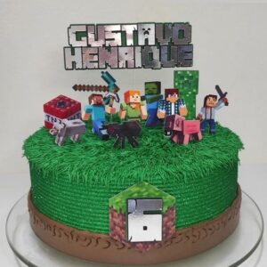 Arquivo Digital Topo de Bolo Minecraft