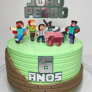 Arquivo Digital Topo de Bolo Minecraft