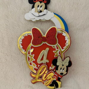 Arquivo Digital Silhoutte Topo de Bolo Minnie