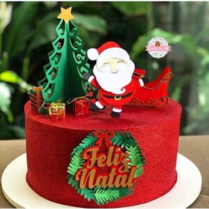 Arquivo Digital Topo de Bolo Natal Studio