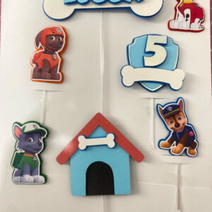 Arquivo Digital Topo de Bolo Patrulha Canina