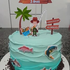 Arquivo Digital Topo de Bolo Pescador