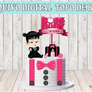 Arquivo Digital Topo de Bolo Poderosa Chefinha