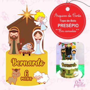 Arquivo Digital Topo de Bolo Presépio