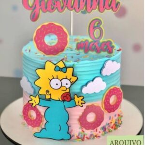 Arquivo Digital Topo de Bolo Simpsons
