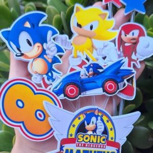 Arquivo Digital- Topo de Bolo Sonic
