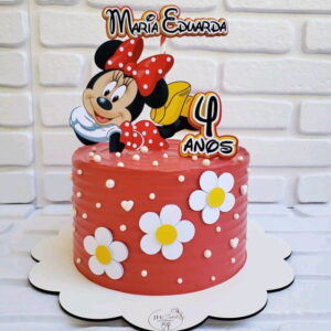 ARQUIVO DIGITAL- Topode bolo Minnie Flores