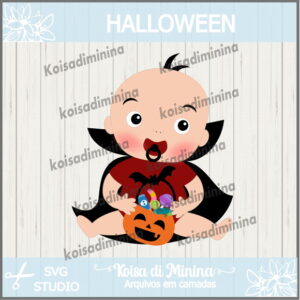 Arquivo em camadas Baby boy halloween