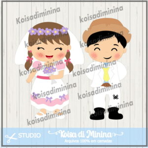 Arquivo em camadas Casamento Junino- 2022