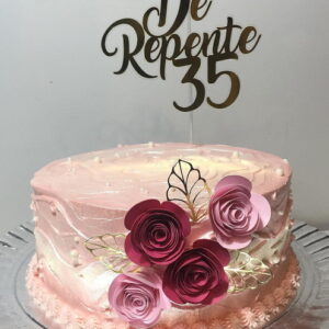Arquivo Silhouette Topo de Bolo de Repente 35 Studio