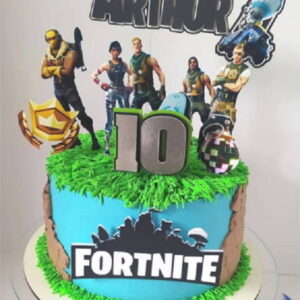 Arquivo Silhouette Topo de Bolo Fortnite Studio 03