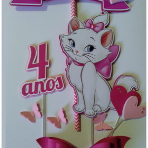 Arquivo Silhouette Topo De Bolo Gatinha Marie Studio 01