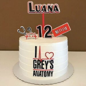 Arquivo Silhouette topo de bolo Greys Anatomy 02