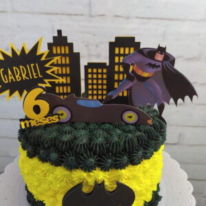 Arquivo Silhouette Topo De Bolo Heroi Batman 01 Studio