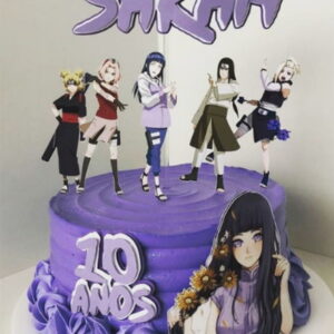 Arquivo Silhouette Topo De Bolo Hinata Naruto Studio