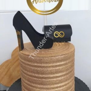 Arquivo Silhouette Topo de Bolo Luxo Sapato Bolsa Mulheres