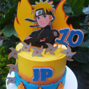 Arquivo Silhouette Topo De Bolo Naruto 01 Studio