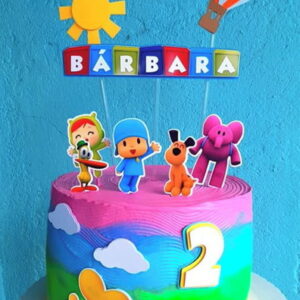 Arquivo Silhouette Topo De Bolo Pocoyo Studio 02