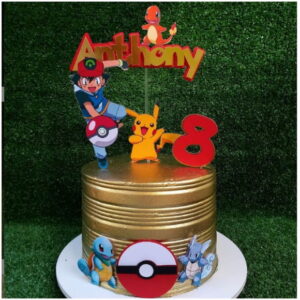Arquivo Silhouette Topo De Bolo Pokemon Studio 01
