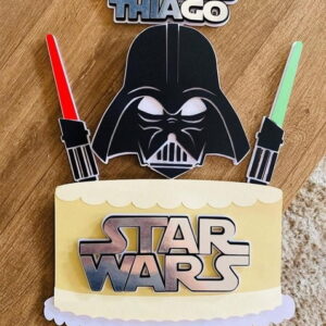 Arquivo silhouette topo de bolo Stars Wars