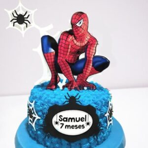 Arquivo Silhouette Topo de Bolo Super Herói Homem Aranha