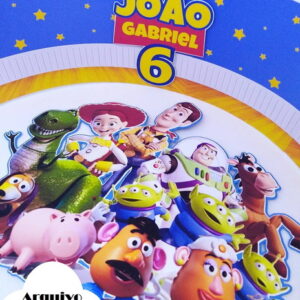 Arquivo Silhouette Topo de Bolo Toy Story