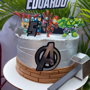 Arquivo silhouette topo de bolo Vingadores Herois