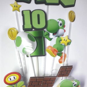 Arquivo Silhouette Topo De Bolo Yoshi Studioa