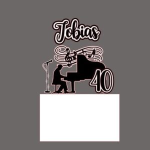 ARQUIVO STUDIO - Topo de bolo piano