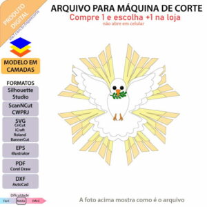 Arquivo Topo Bolo Batizado Pombinha Espírito Santo +1 Arquiv