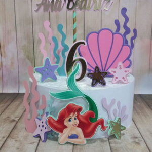 Arquivo topo de bolo Ariel 1