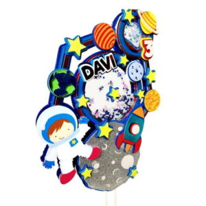 Arquivo Topo De Bolo Astronauta Cute