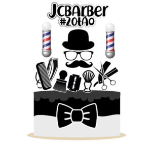 Arquivo topo de bolo barbearia