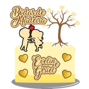 Arquivo topo de bolo bodas de madeira