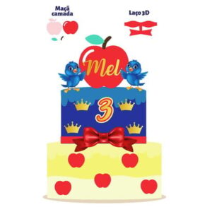Arquivo topo de bolo branca de neve 1