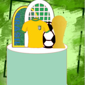 Arquivo Topo de Bolo Brasil Copa do Mundo 2022 #15500