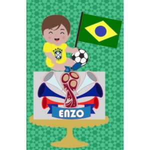 Arquivo Topo de Bolo Brasil Copa do Mundo 2022 #15602